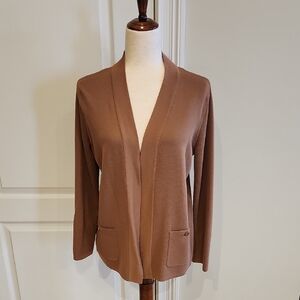 Anne Klein Petite Small Camel Cardigan Sweater NWOT